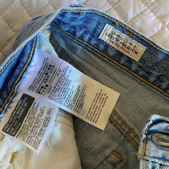Levi’s 501 short - size 25 - light wash - Picture 4 of 5